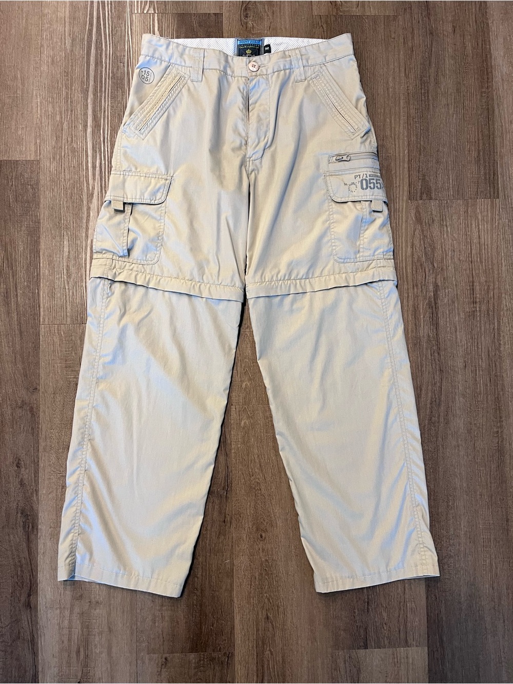 Vintage Cargo Convertible Zip-off Pants Shorts Men’s 32 Y2K Gorpcore Point Zero